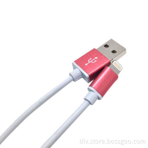 2014 Hot Selling Aluminum Alloy USB Data Cable for iPhone 5
